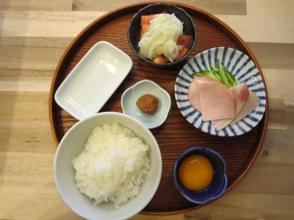 たまごかけごはんの献立