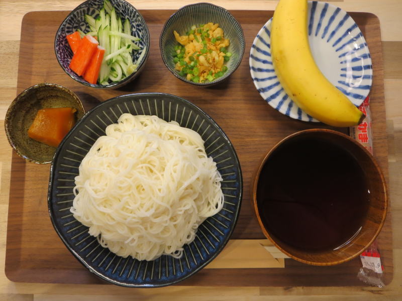 そうめんの献立