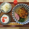 かき揚げそばの献立