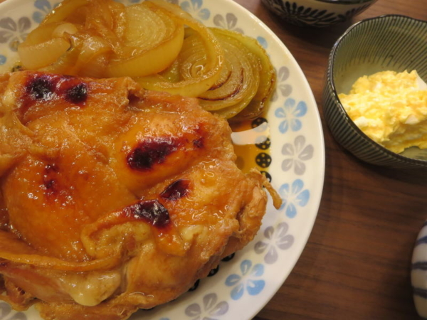チキンステーキ、マヨたま