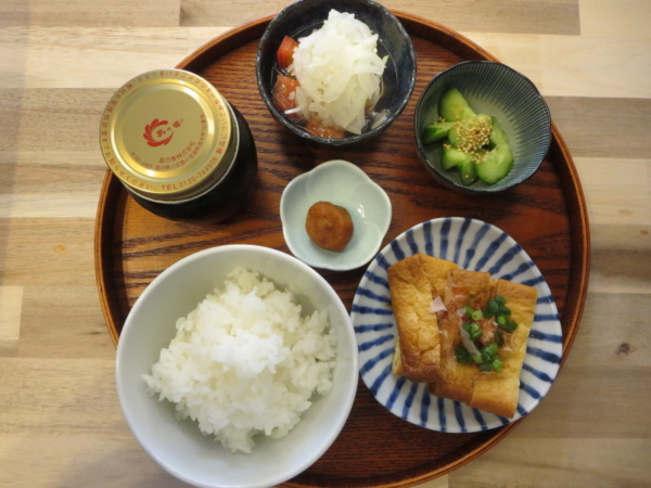 焼き油揚げの献立