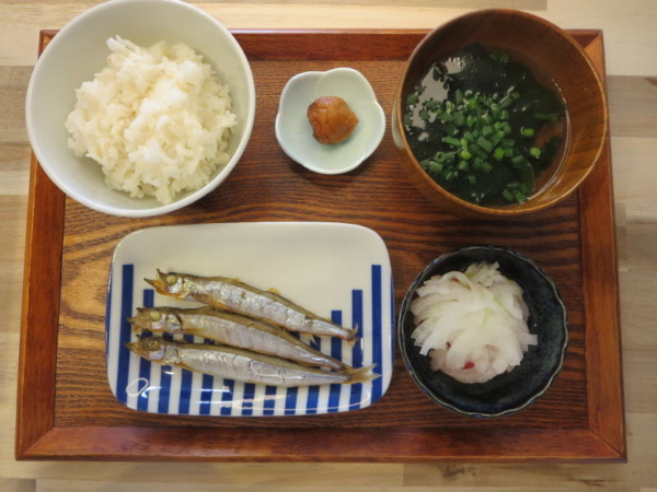 焼ししゃもの献立