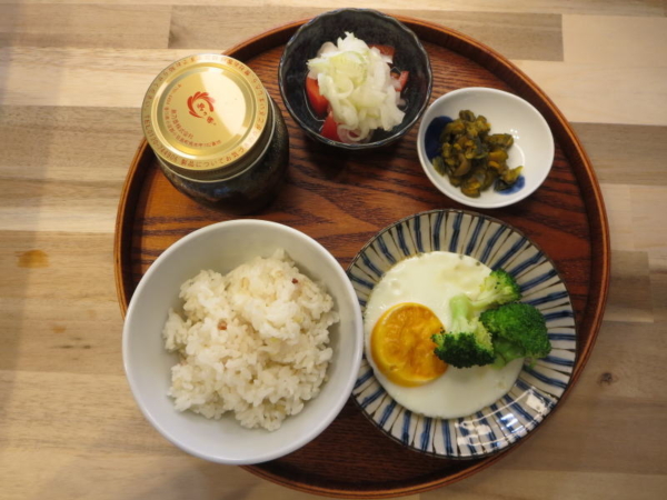 目玉焼き(両面焼き)の献立