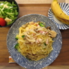 うま辛ペペロンチーノ(パスタキューブ)の献立