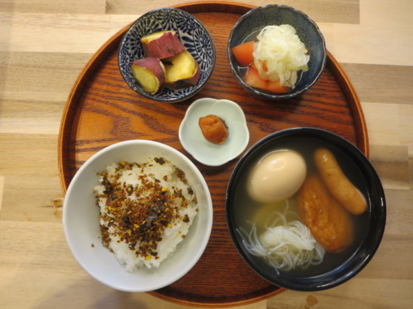 ふりかけごはんの献立