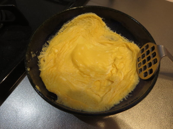 電子レンジで炒りたまご