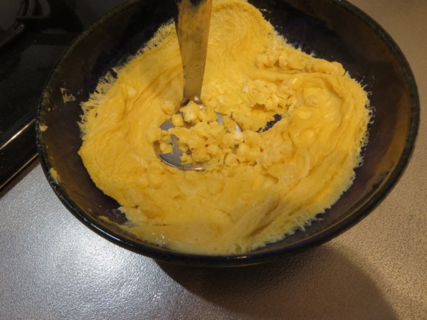 電子レンジで炒りたまご