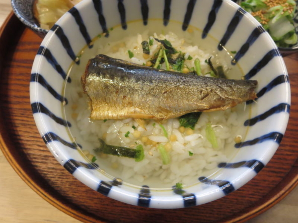 いわし塩焼茶漬け(山年園)