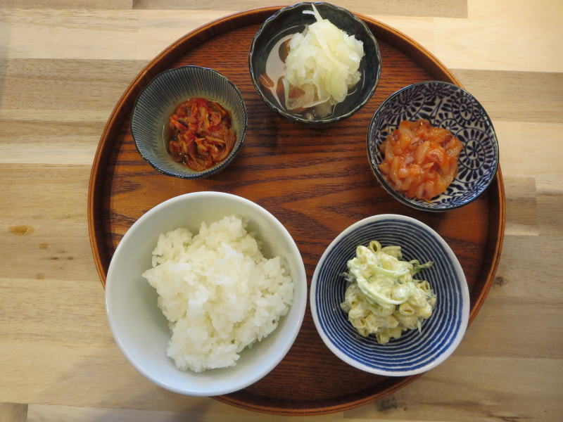 イカ明太の献立