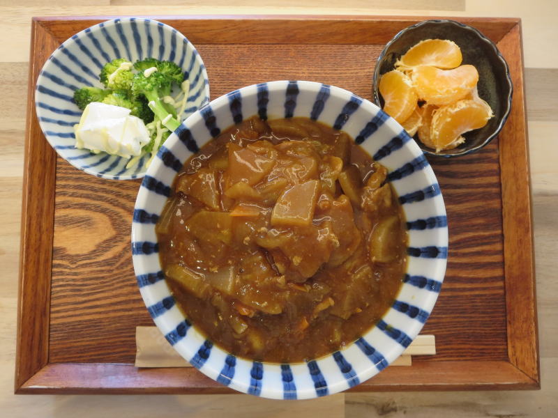 カレーうどんの献立