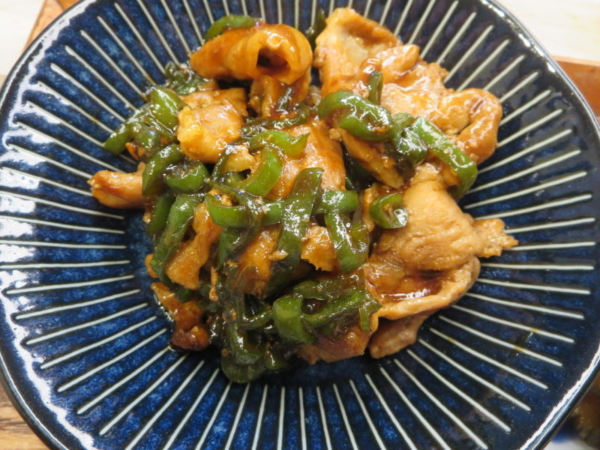 豚肉とピーマン炒め