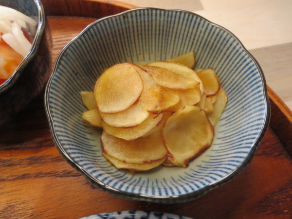 菊芋の甘酢醤油漬け