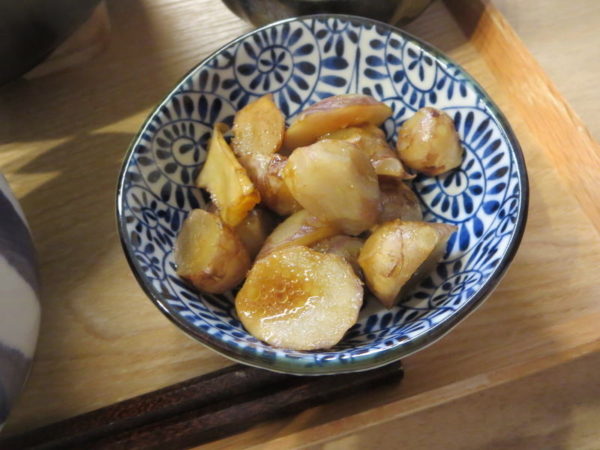 菊芋のバターしょう油