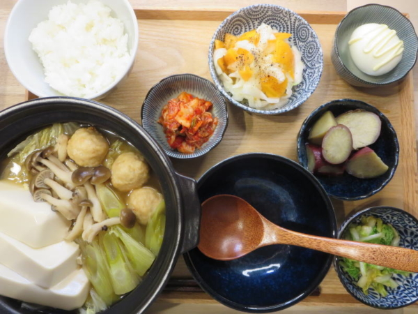 ひとり鍋の献立