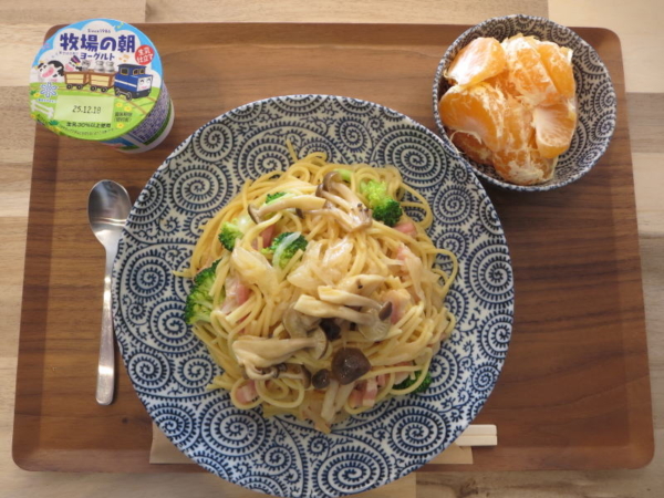 うま辛ペペロンチーノの献立