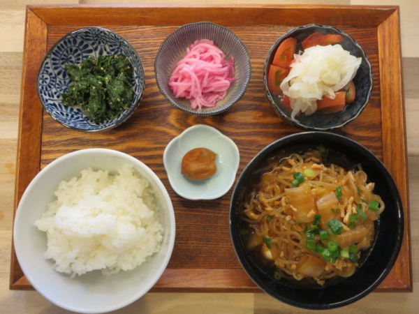 すき煮風の献立