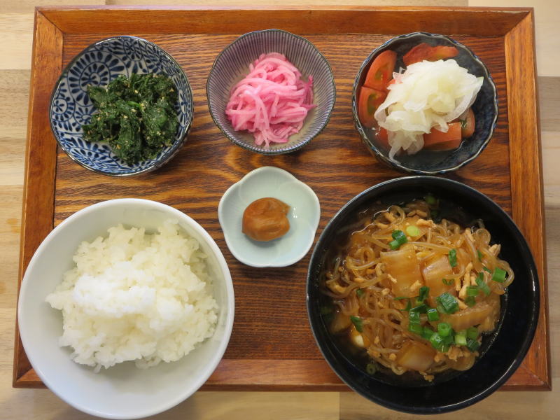 すき煮風の献立