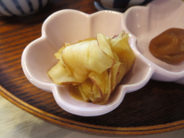 菊芋の甘酢醤油漬け