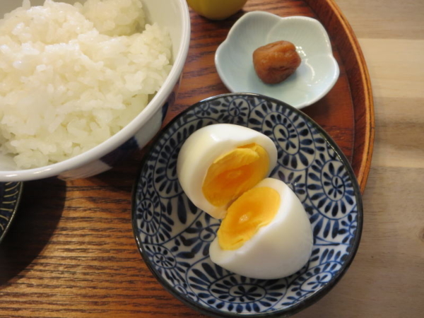 ゆでたまご、梅干