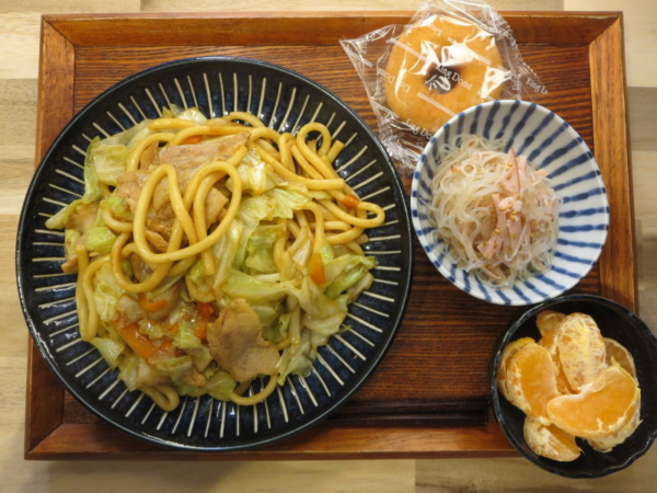 焼うどんの献立