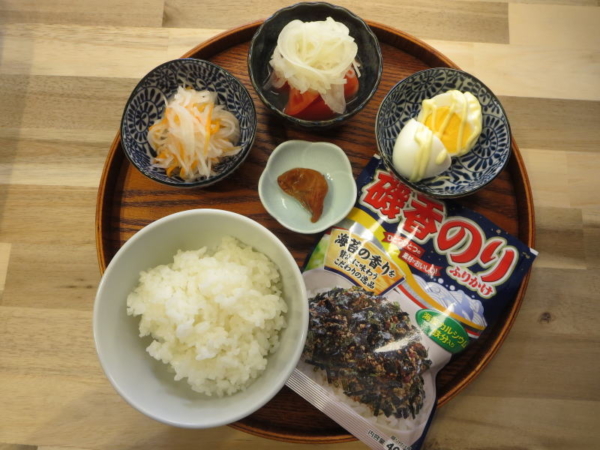 ふりかけごはんの献立