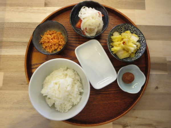 鮭フレークの献立