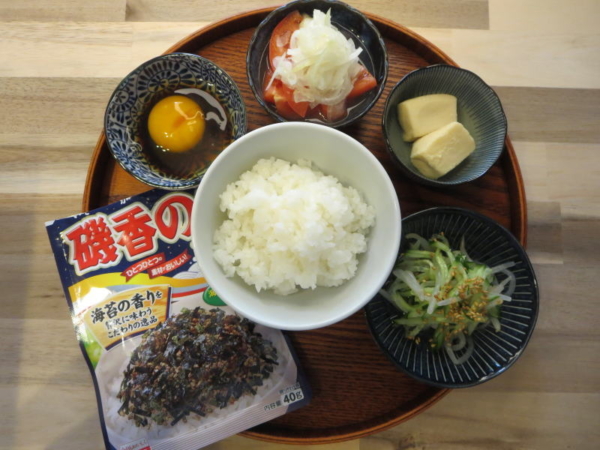 たまごかけごはんの献立