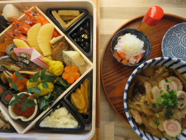 お雑煮とおせちの献立