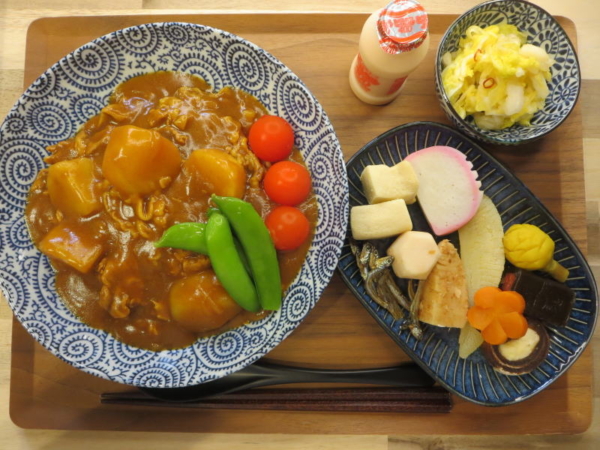 カレーライスの献立