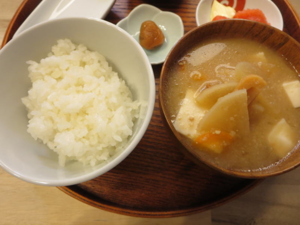 ごはん、豚汁
