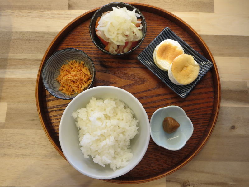 シンプル朝ごはんの献立