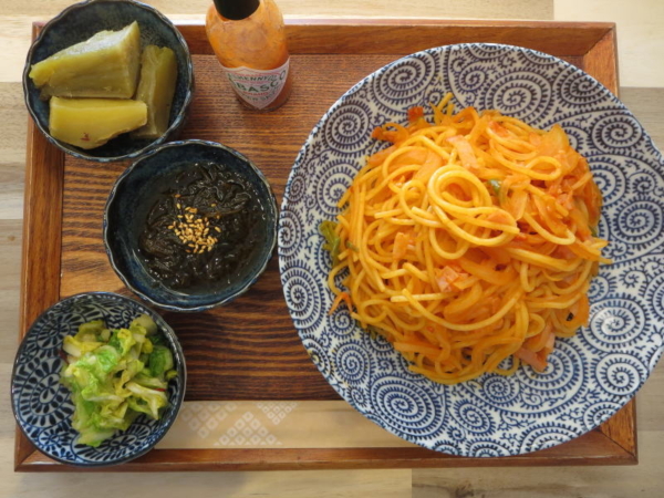 ナポリタンの献立