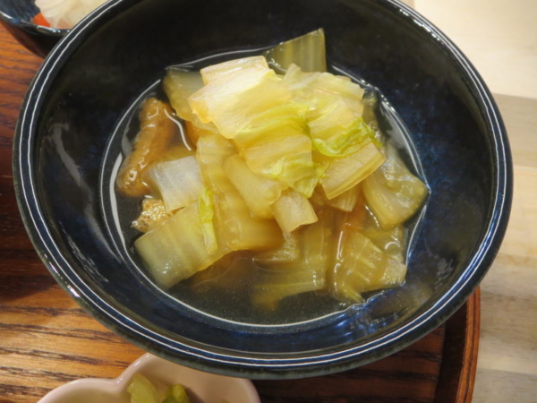 白菜の煮浸し