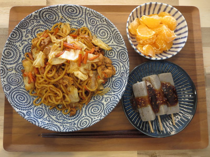 焼そばの献立