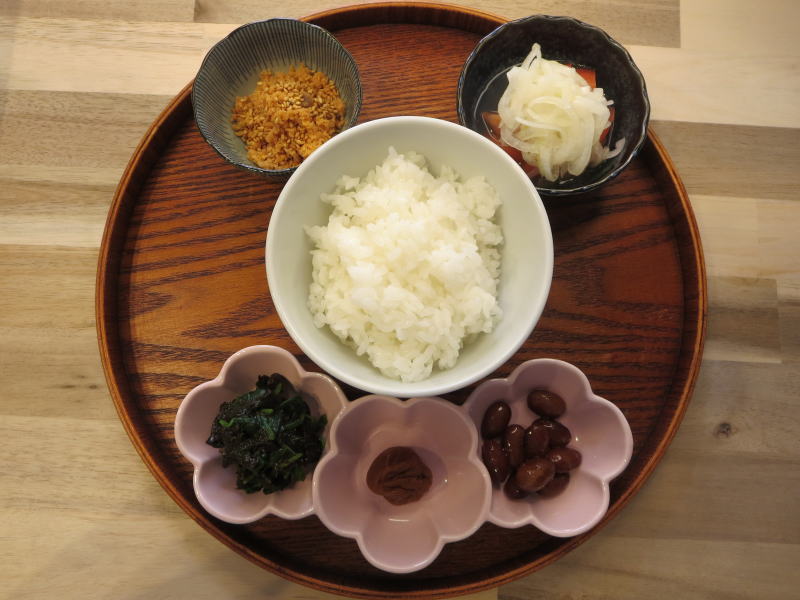 鮭フレークの献立