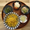 炒りたまご丼の献立