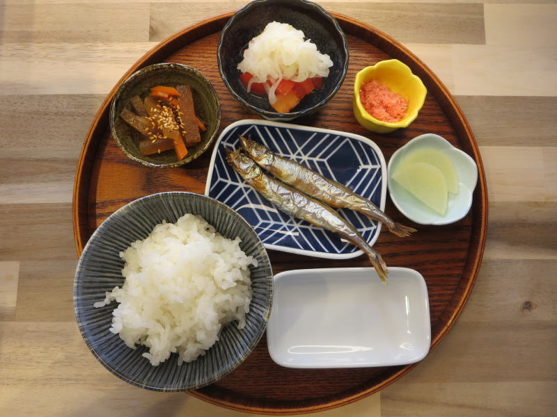 焼ししゃもの献立