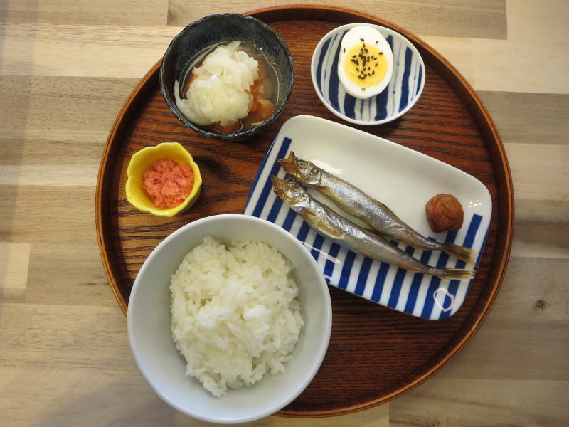 焼ししゃもの献立