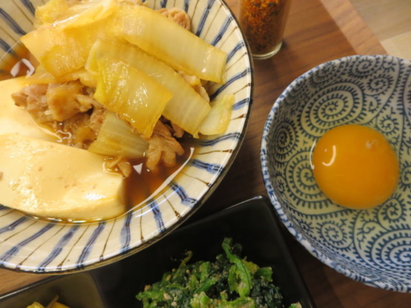 豚すき(＋たまご)