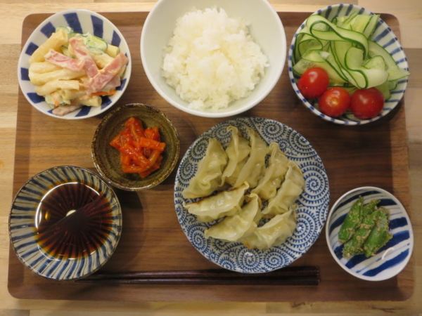 焼餃子(チルド)の献立