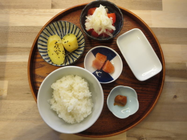 ごはんのおともで朝ごはんの献立