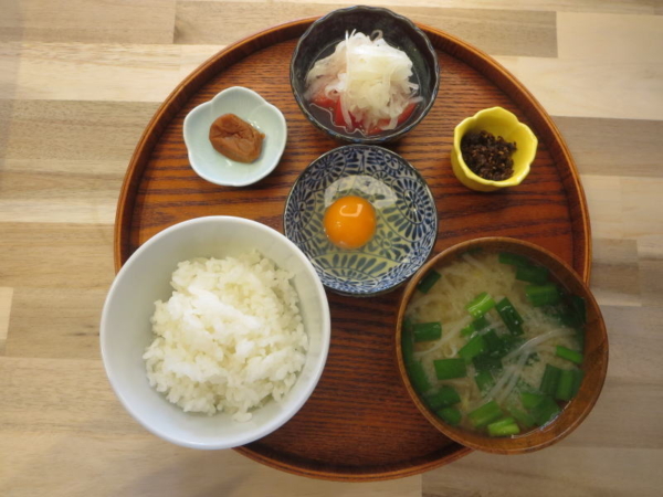 たまごかけごはんの献立