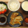 焼餃子の献立