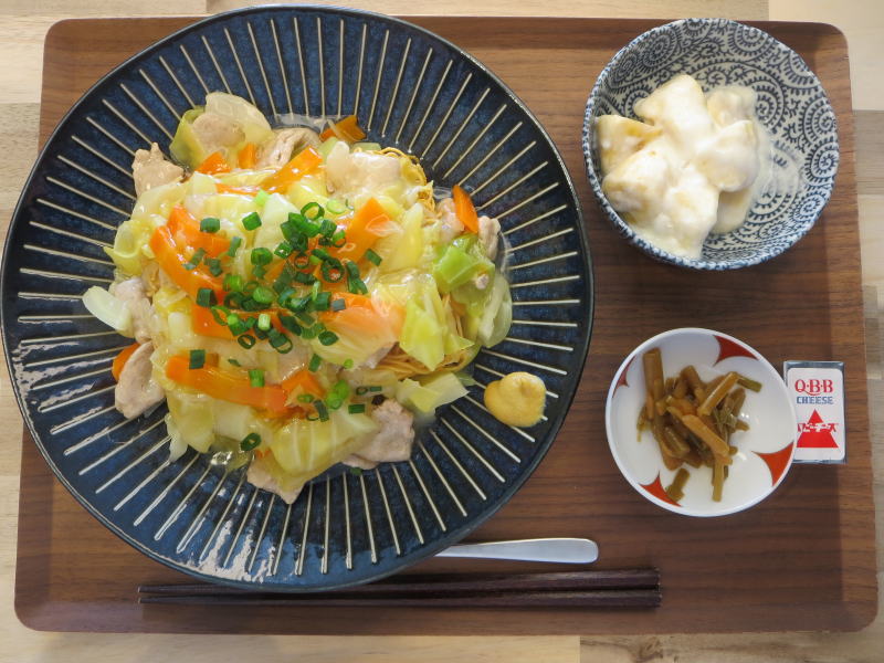 皿うどんの献立