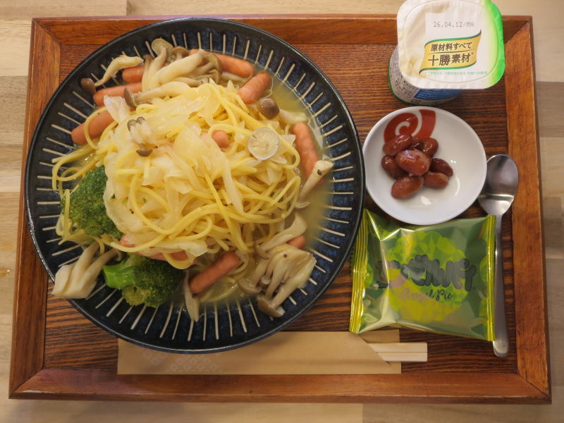 パスタ(ペペロンチーノ)の献立