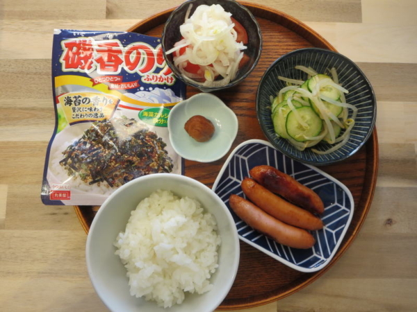 焼ウインナーの献立