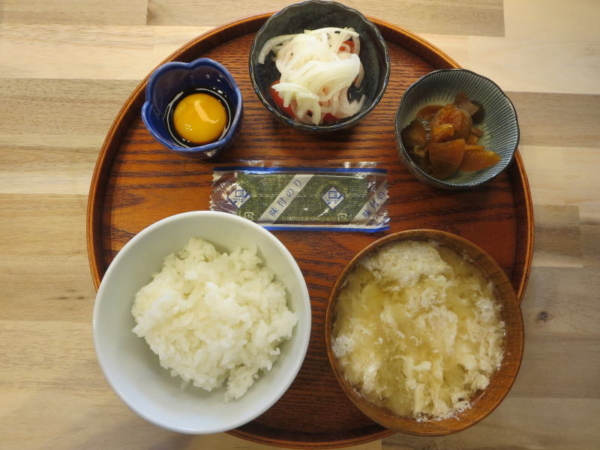 たまごかけごはんの献立