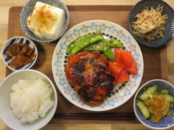 チキンソテーの献立