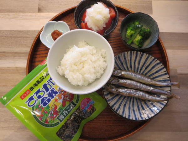 焼ししゃもの献立