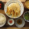 餃子の献立